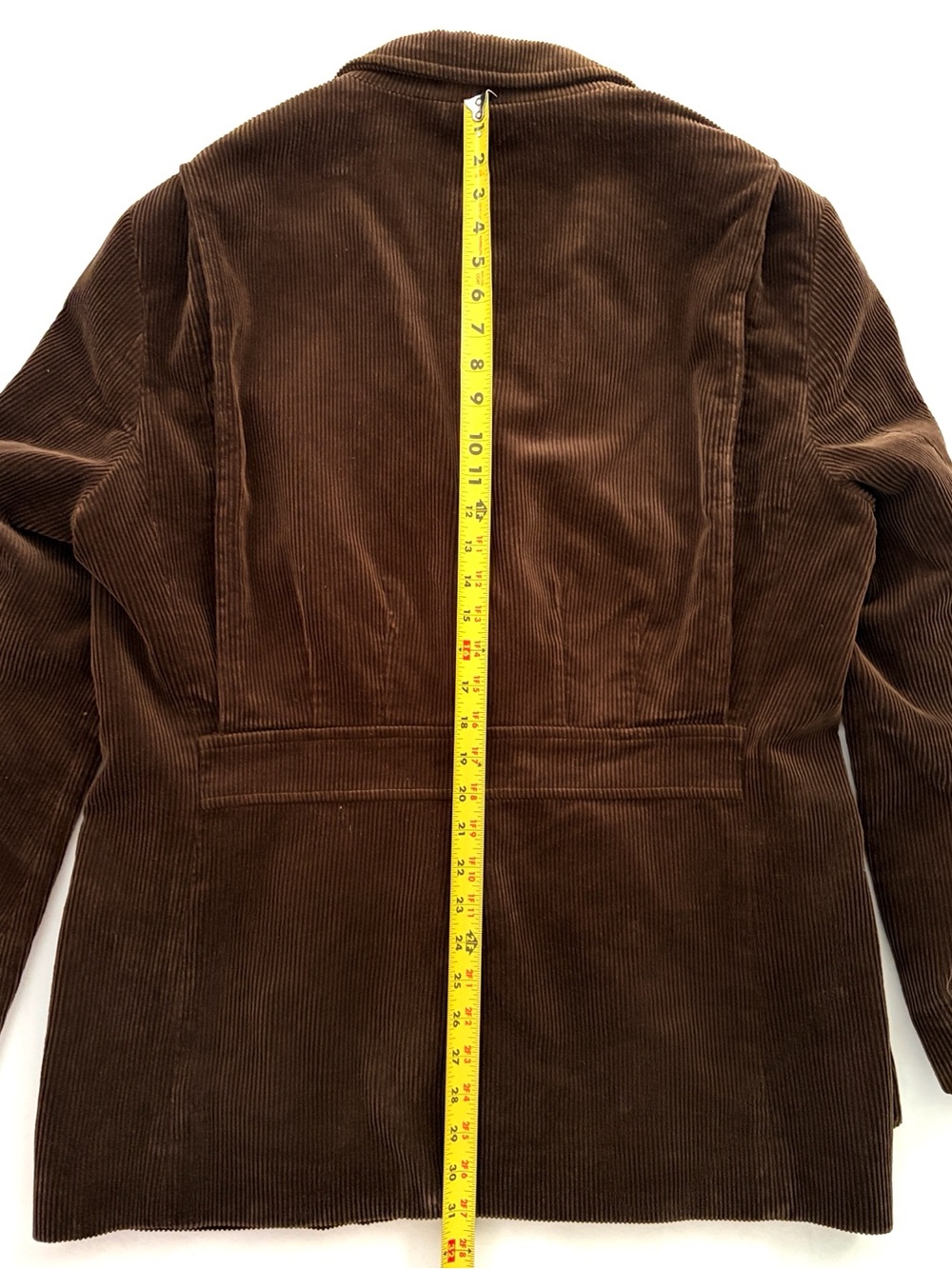 Polo Ralph Lauren Vintage Brown Corduroy 100% Cotton Sport Coat Blazer Large - Picture 12 of 16